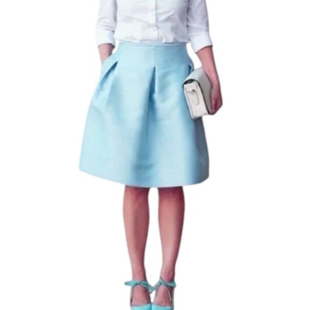 Lord & Taylor green bird cage skirt size 10